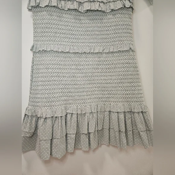 Loveshackfancy Aveline Ruffled Mini Dress Size M - Picture 8 of 13